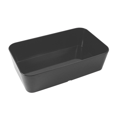 Classic Black Melamine Dish 250 x 150 x 70